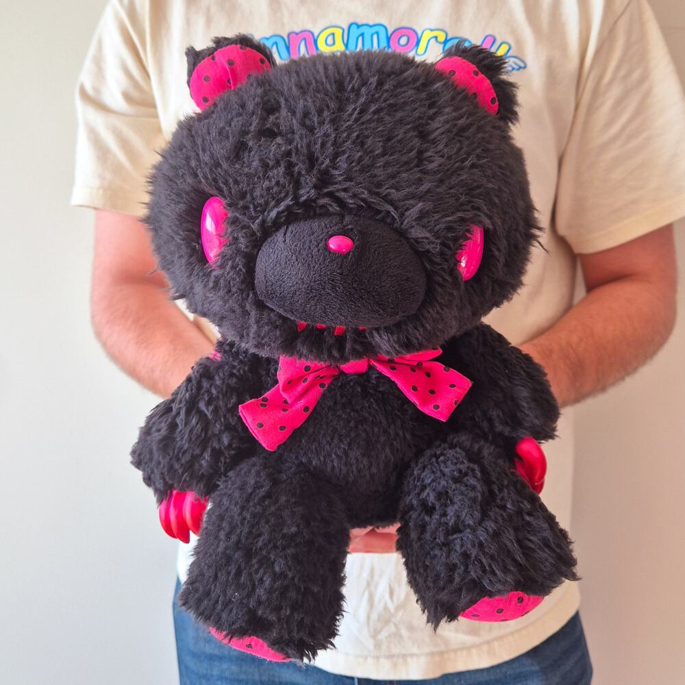 Gloomy Bear Black Pink Plush Chax GP Taito Mori Chack 2011 CGP-240 Rare